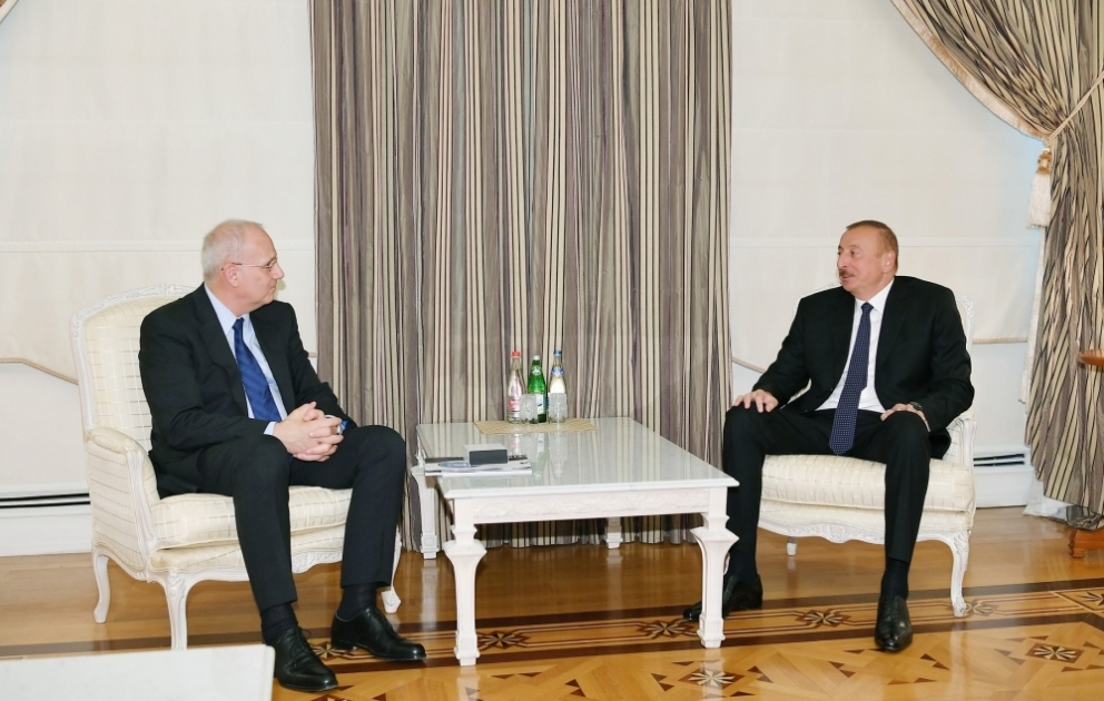 Präsident Ilham Aliyev empfängt IAF-Präsident VIDEO