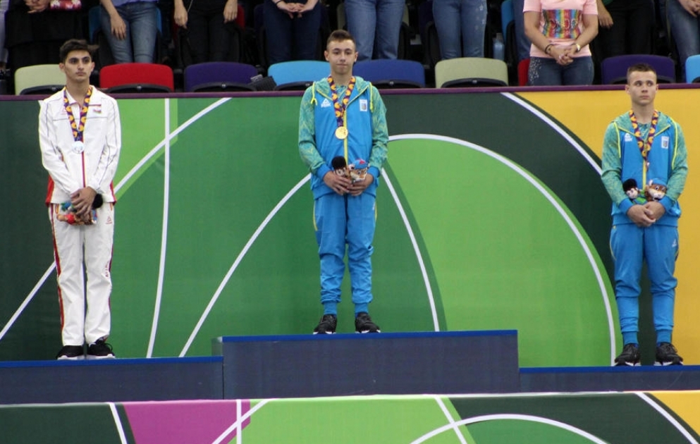 Azərbaycan gimnastı Səməd Məmmədli XV Avropa Gənclər Yay Olimpiya Festivalında gümüş medal qazanıb VİDEO