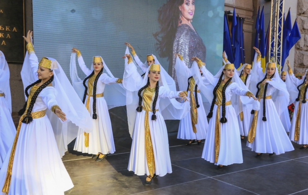 Kiyevdə keçirilən festivalda soydaşlarımız da təmsil olunub VİDEO