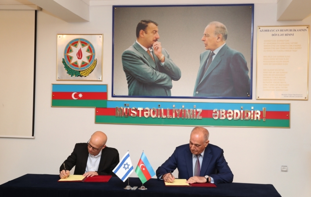 AZƏRTAC və İsrailin Tazpit agentliyi Əməkdaşlıq barədə Anlaşma Memorandumu imzalayıblar VİDEO