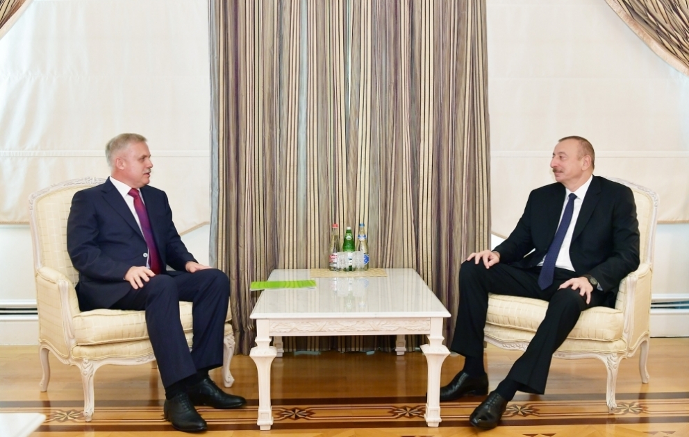 Le président Ilham Aliyev reçoit une délégation menée par le secrétaire d’Etat du Conseil de sécurité biélorusse VIDEO