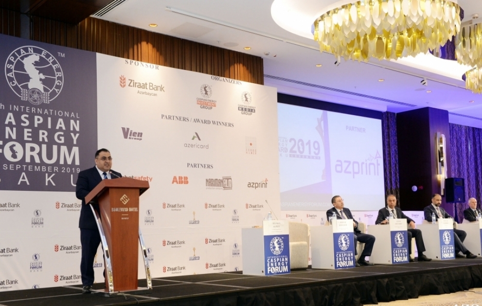 В Баку начал работу IX Международный Caspian Energy Forum – 2019 ВИДЕО