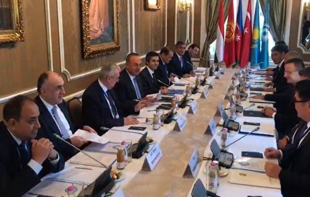 Budapeştdə Türk Şurasının Xarici İşlər Nazirləri Şurasının növbədənkənar iclası keçirilib VİDEO