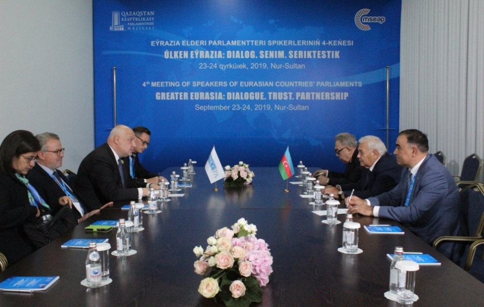 Rencontre du président du parlement azerbaïdjanais avec le président de l’AP-OSCE VIDEO