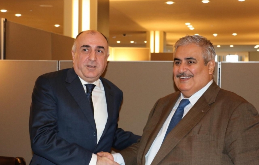 Azerbaijani FM meets with Bahraini counterpart VIDEO