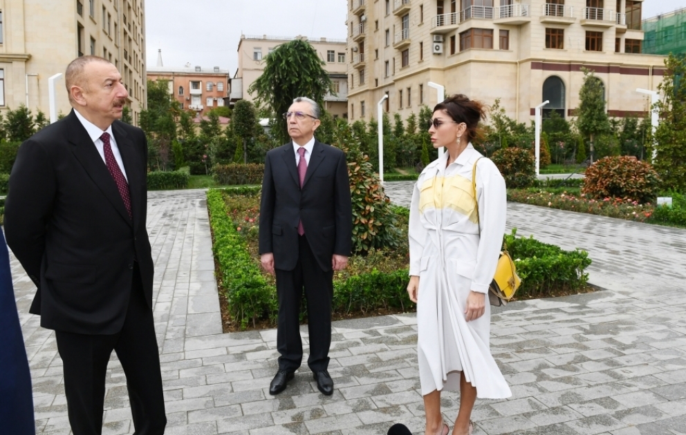 Paytaxtın 28 May, Dilarə Əliyeva və Fikrət Əmirov küçələrinin kəsişməsində yeni park istifadəyə verilib YENİLƏNİB VİDEO