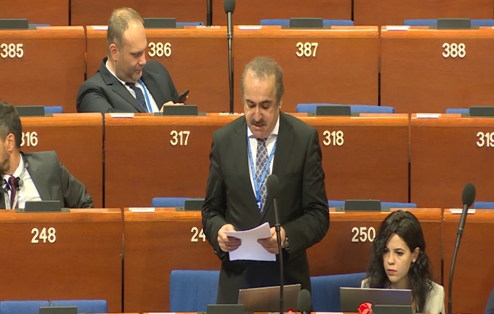 Rafael Hüseynov: Avropa Şurası ailəsində terrorizmin yanında olan dövlətin varlığını unutmayın VİDEO