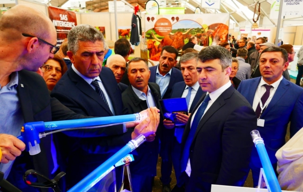 Kənd Təsərrüfatı Nazirliyinin nümayəndə heyəti Fransada heyvandarlıq sərgisinin açılışında iştirak edib VİDEO