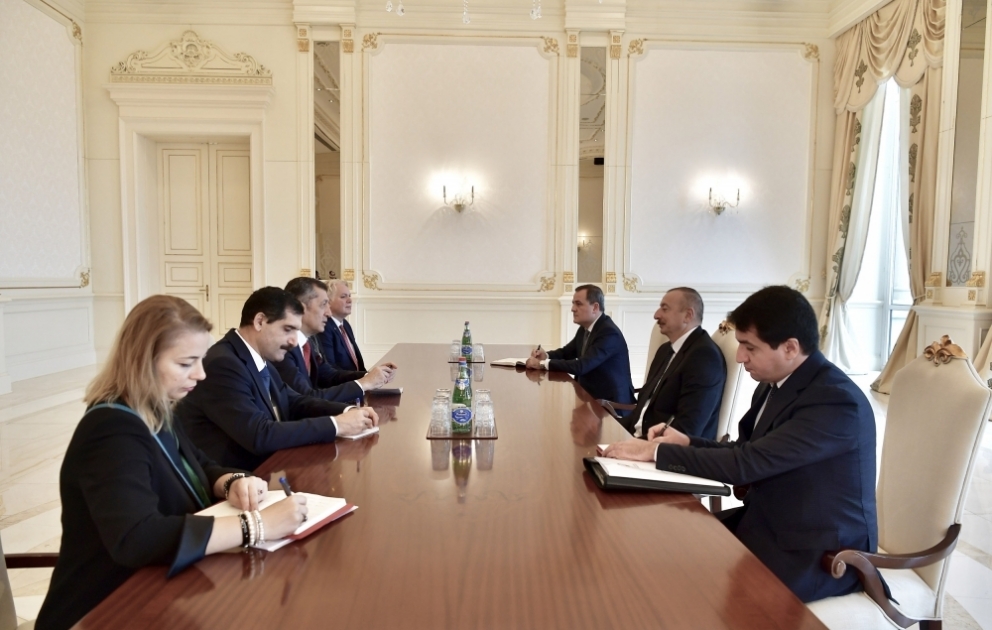 President Ilham Aliyev received delegation led by Turkish minister of national education VIDEO