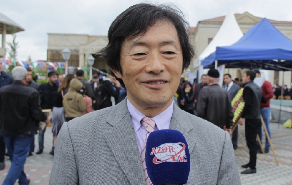 Teruyuki Katori: Azərbaycana gələn bütün diplomatları Qubaya səfər etməyə çağırıram VİDEO