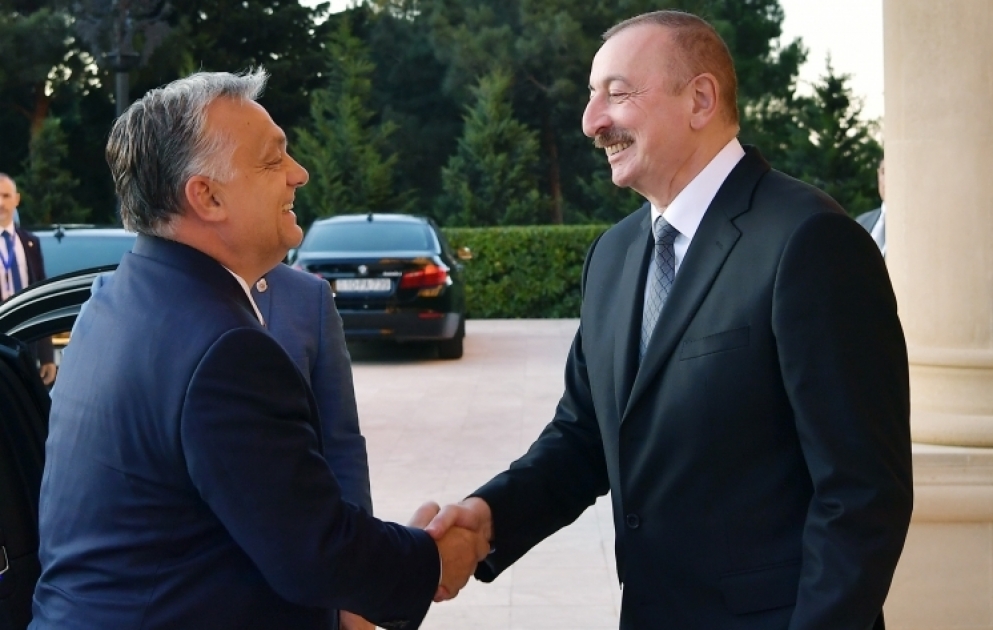 Президент Азербайджана Ильхам Алиев встретился с премьер-министром Венгрии Виктором Орбаном  ОБНОВЛЕНО ВИДЕО