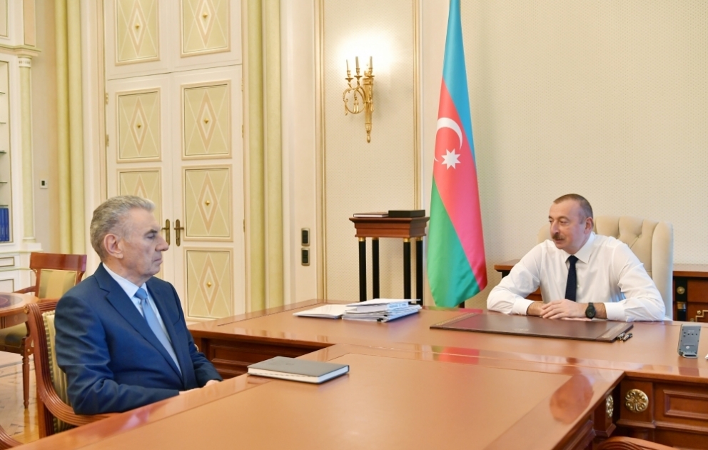President Ilham Aliyev received Deputy Prime Minister Ali Hasanov as he submitted his resignation letter VIDEO