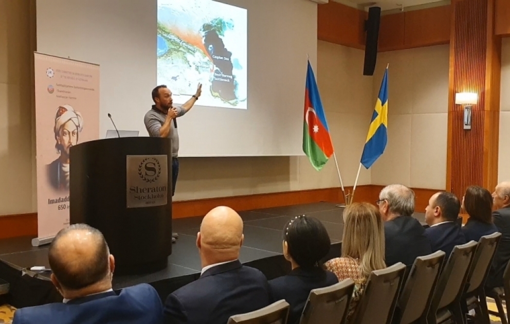 Stokholmda İmadəddin Nəsiminin 650 illiyi qeyd edilib VİDEO