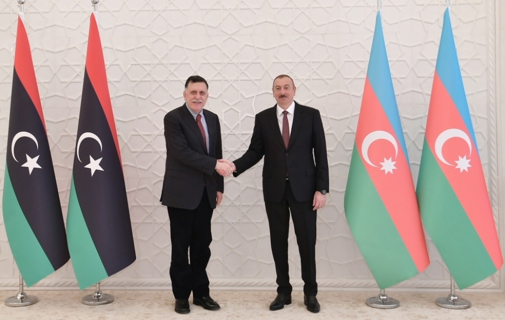 Präsident Ilham Aliyev empfängt Premierminister von Libyen VIDEO