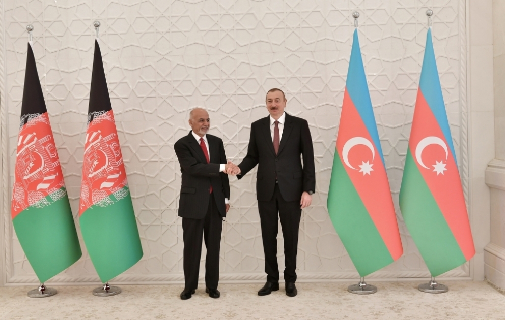 President Ilham Aliyev met with Afghan President Mohammad Ashraf Ghani VIDEO