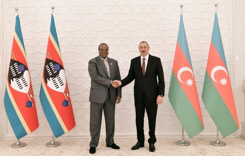 President Ilham Aliyev met with His Majesty King Mswati III of eSwatini VIDEO