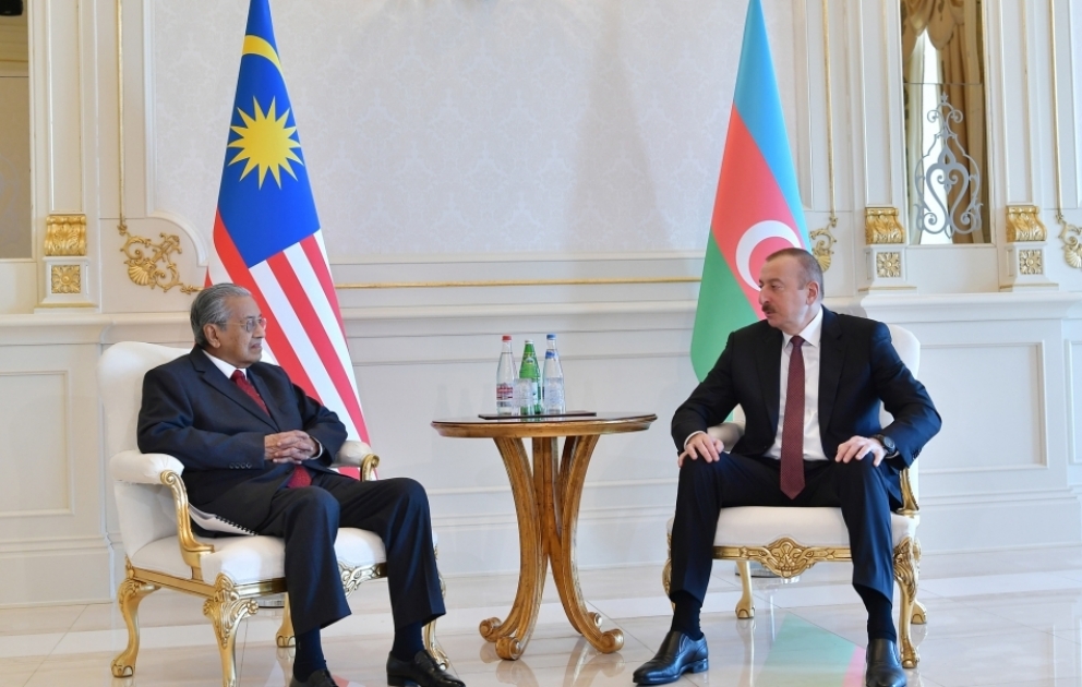 Entretien du président azerbaïdjanais avec le Premier ministre malaisien VIDEO