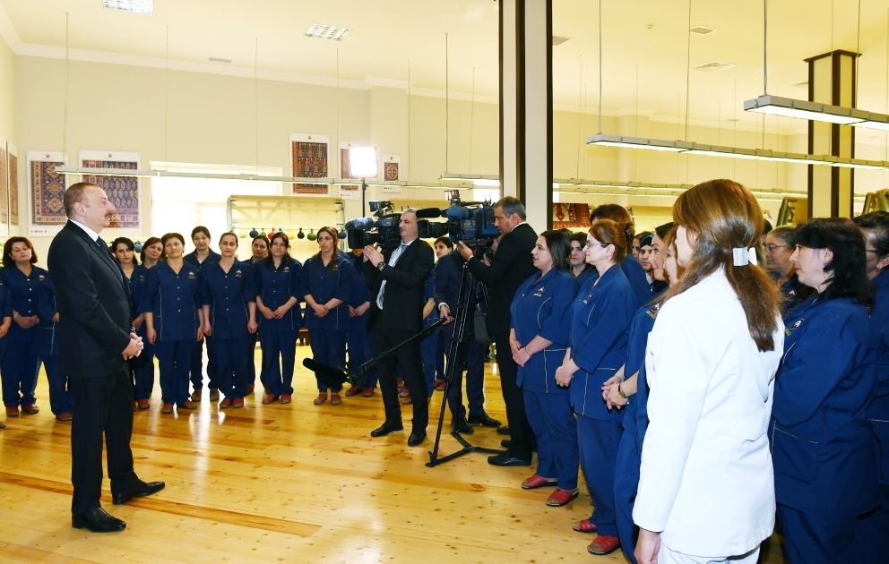 Prezident İlham Əliyev “Azərxalça” ASC-nin Qəbələ filialının açılış mərasimində iştirak edib  YENİLƏNİB VİDEO