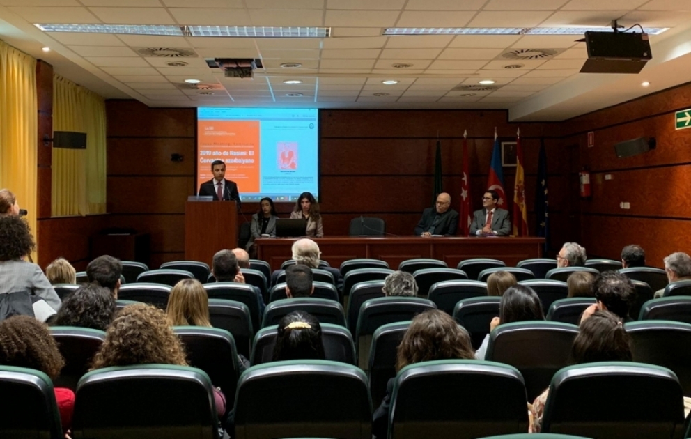 Madrid Muxtar Universitetində İmadəddin Nəsiminin 650 illik yubileyinə həsr olunmuş konfrans keçirilib VİDEO