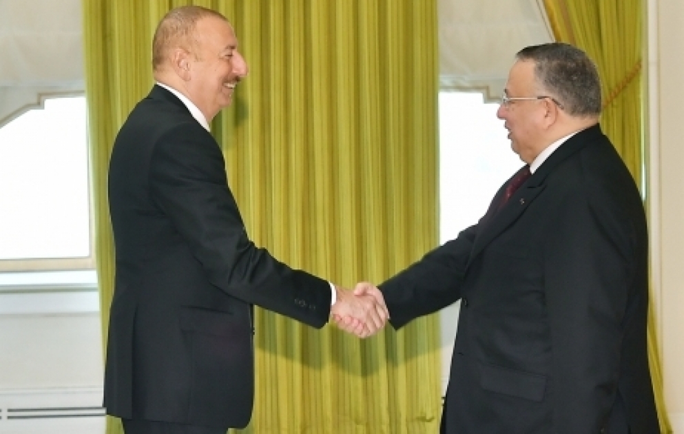 Prezident İlham Əliyev Misirin Nümayəndələr Palatası sədrinin birinci müavininin başçılıq etdiyi nümayəndə heyətini qəbul edib YENİLƏNİB VİDEO