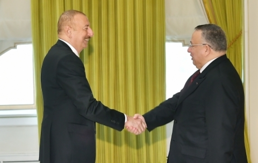 Entretien du président azerbaïdjanais avec une délégation menée par le vice-président de la Chambre des représentants égyptienne VIDEO