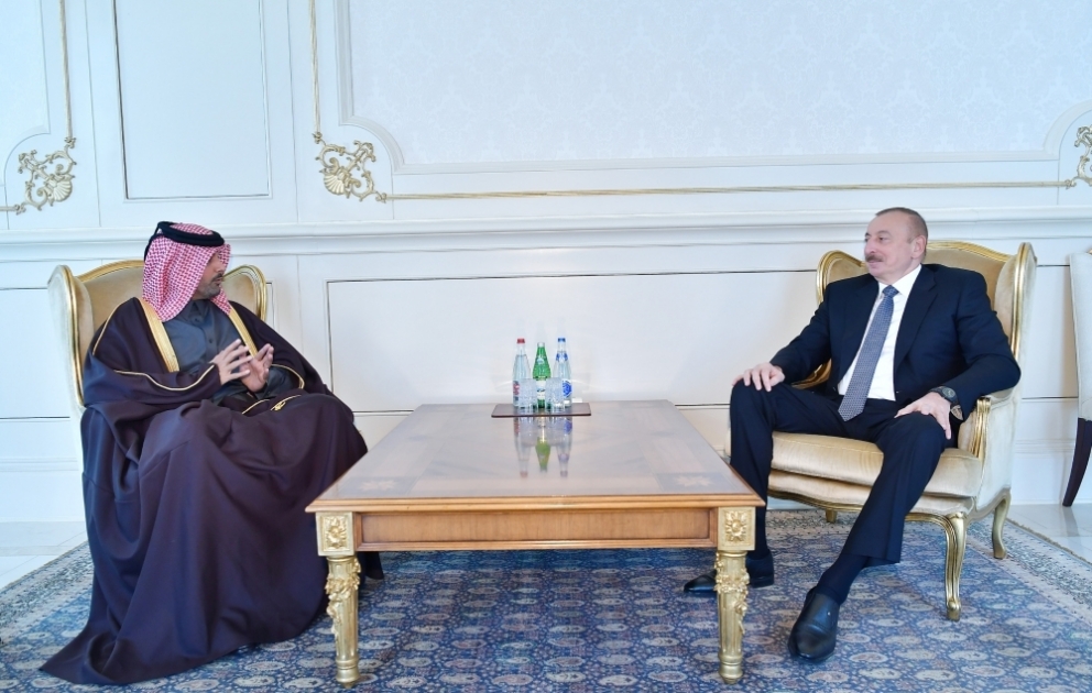 Prezident İlham Əliyev Qətərin Azərbaycanda yeni təyin olunmuş səfirinin etimadnaməsini qəbul edib YENİLƏNİB VİDEO