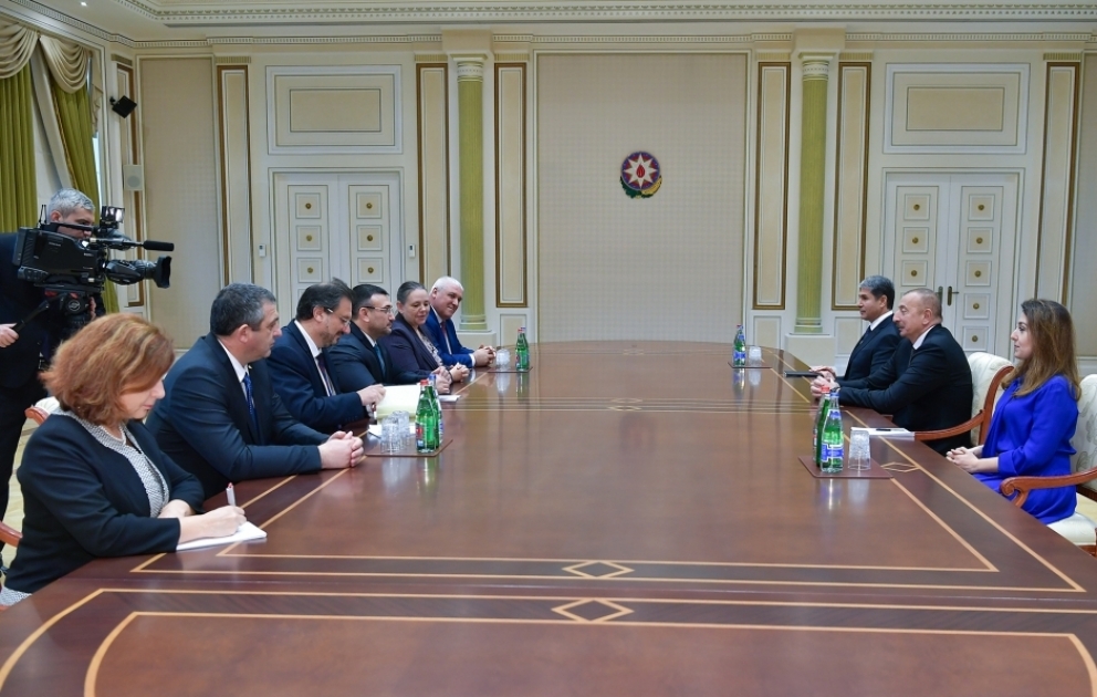 President Ilham Aliyev received delegation led by Bulgarian interior minister VIDEO