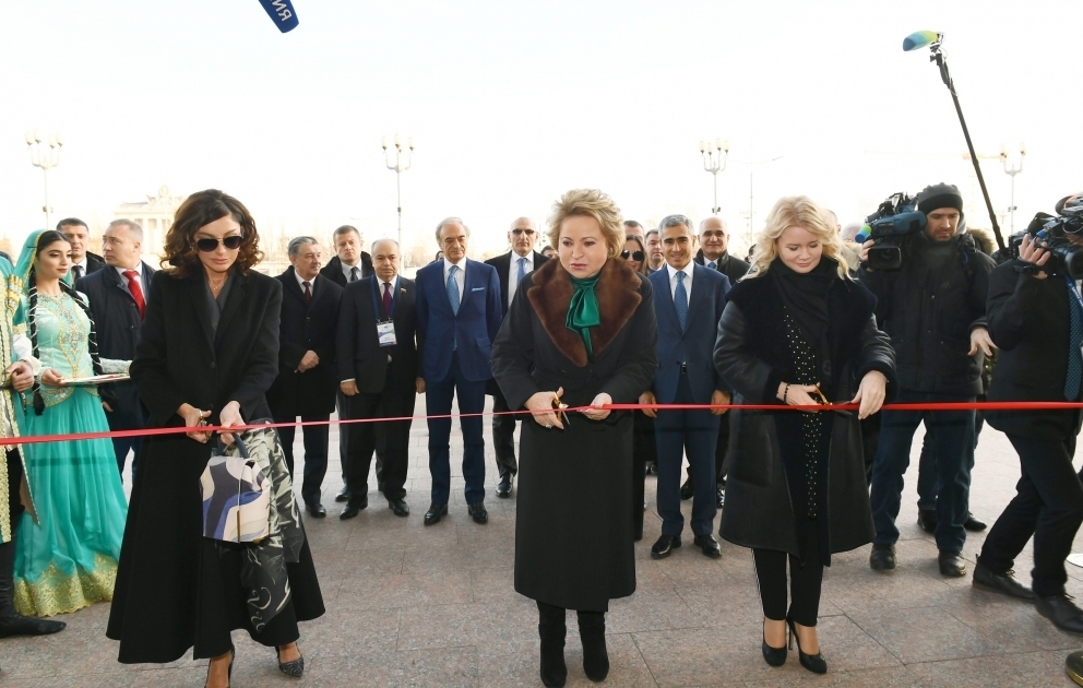 First Vice-President Mehriban Aliyeva attended opening ceremony of rebuilt Azerbaijan pavilion at Exhibition of Achievements of National Economy in Moscow VIDEO