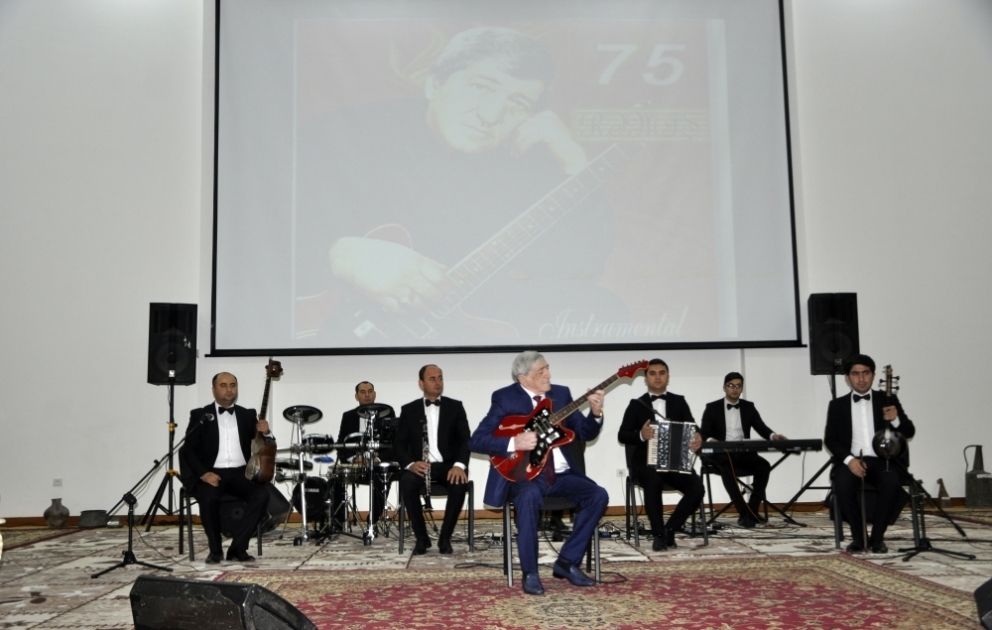 Ağdamda Xalq artisti Rafiq Hüseynovun 75 illik yubileyi qeyd edilib VİDEO