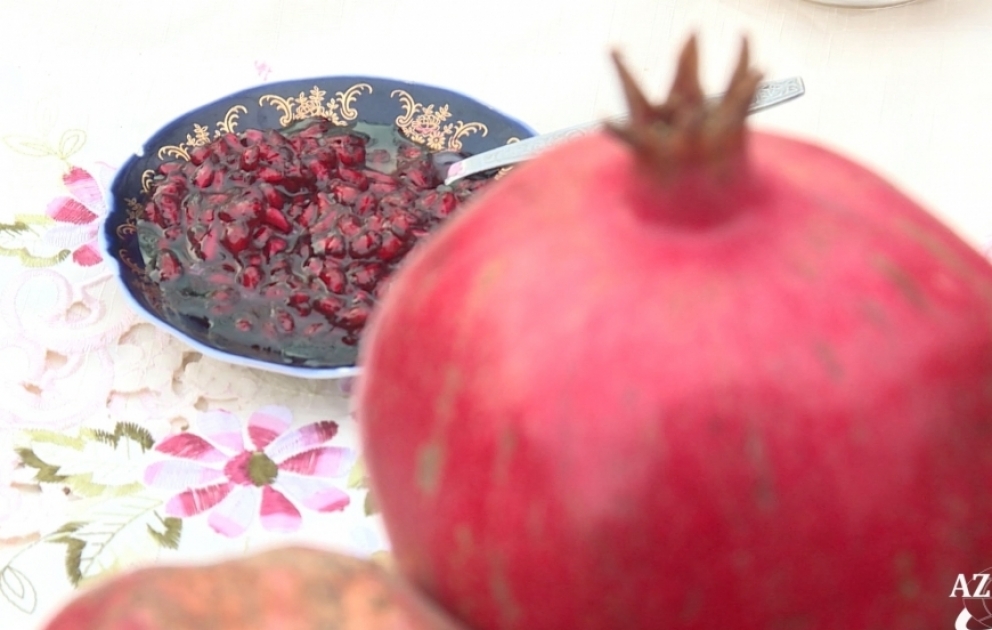 Göyçay narından hazırlanan mürəbbə dadı, rəngi və qoxusu ilə fərqlənir FOTO VİDEO