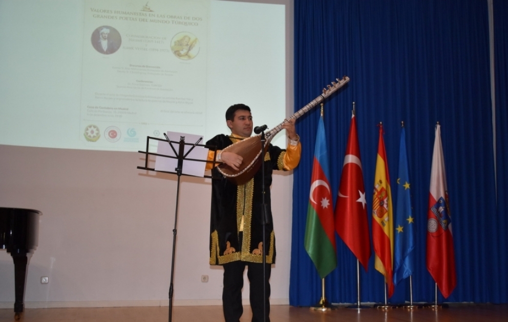 Madriddə İmadəddin Nəsiminin 650, Aşıq Veysəlin isə 125 illiyi qeyd olunub VİDEO