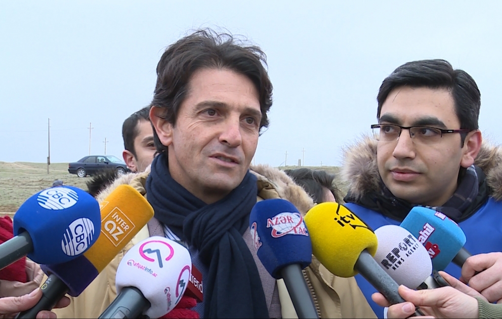 Səfir Auqusto Massari: Bu təşəbbüs insanları təbiətin qorunması istiqamətində həmrəy olmağa çağırır VİDEO