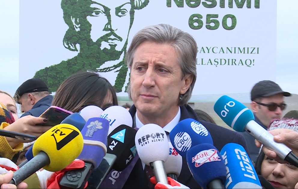 Alessandro Frakasetti: Bu cür təşəbbüslər iqlim dəyişikliyinin fəsadları ilə mübarizə aparmağa kömək edir VİDEO