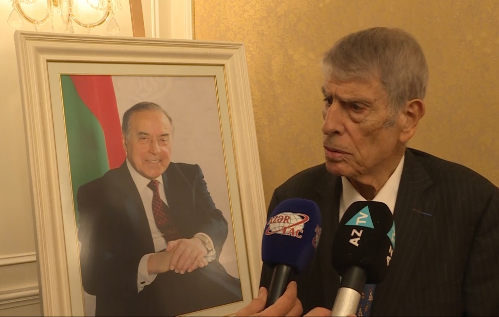 Jan-Pyer Allali: Azərbaycanın hər bir uğurunda xalqın böyük oğlu Heydər Əliyevin imzası görünür VİDEO