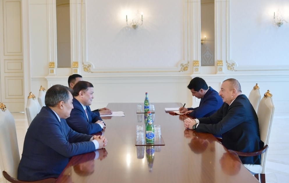 Президент Ильхам Алиев принял председателя парламента Кыргызстана  ОБНОВЛЕНО ВИДЕО