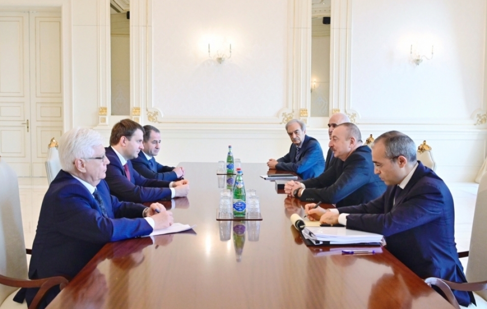 Le président de la République reçoit une délégation menée par le ministre russe du Développement économiqueVIDEO