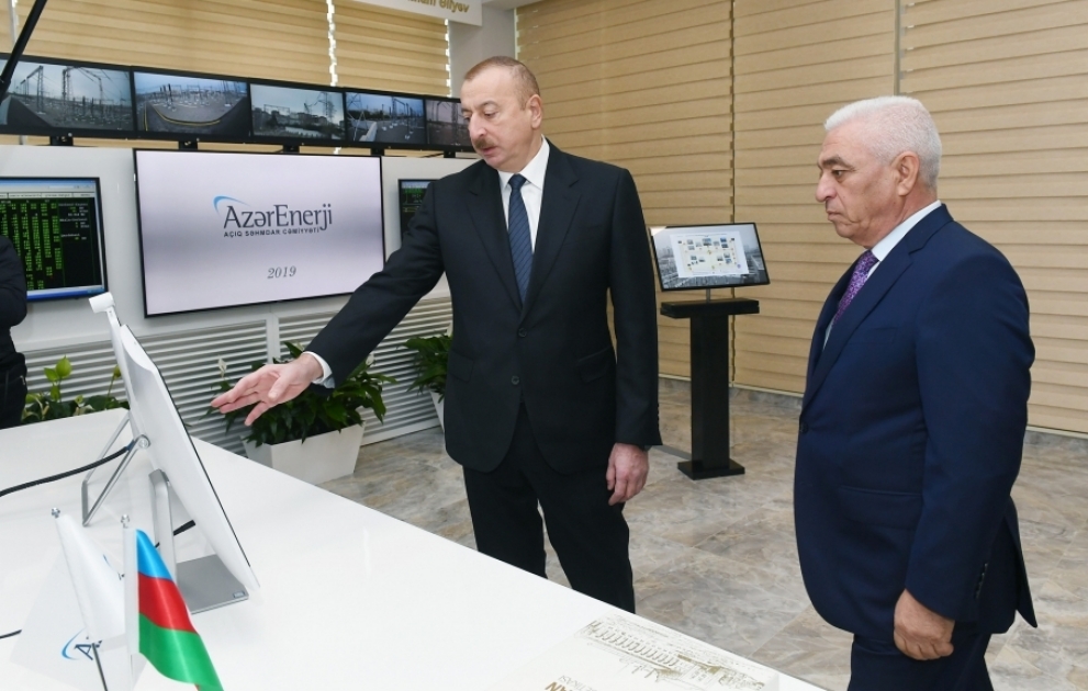 AzerEnergy’s newly renovated “Mushfig” and “Zabrat” substations launched  President Ilham Aliyev attended the event VIDEO