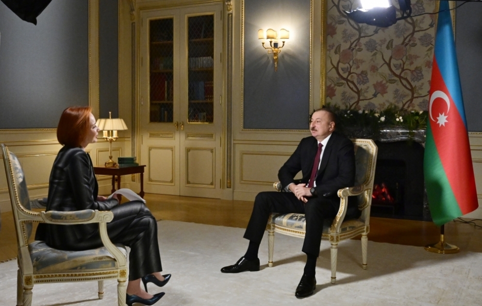 Prezident İlham Əliyev “Rossiya-24” televiziya kanalına müsahibə verib VİDEO