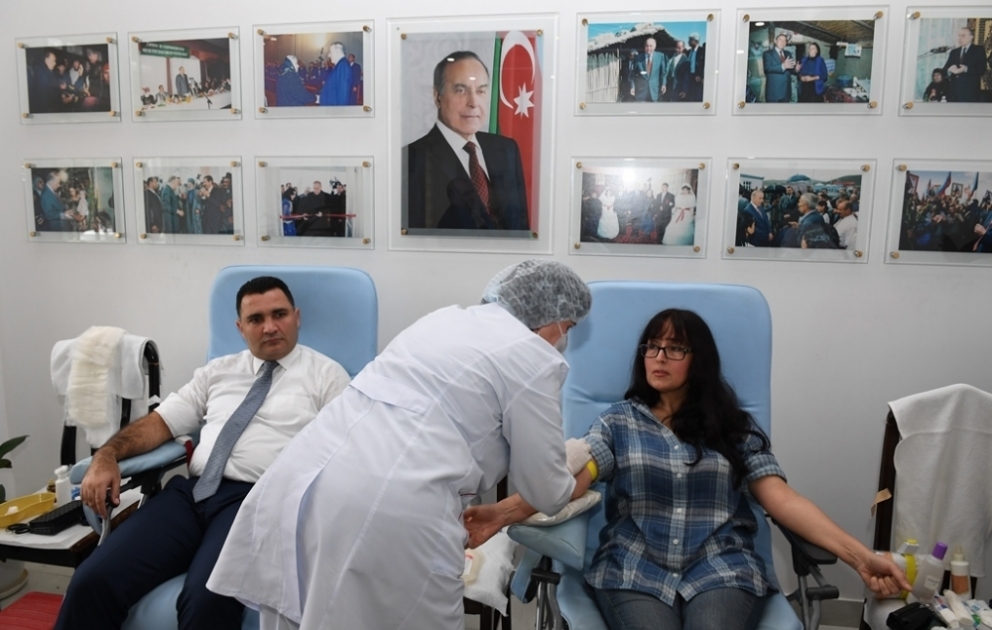 Dövlət Komitəsində qanvermə aksiyası keçirilib VİDEO