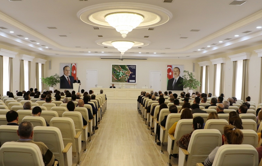 Avtomobil Yolları Dövlət Agentliyində 20 Yanvar faciəsinin qurbanları yad edilib VİDEO