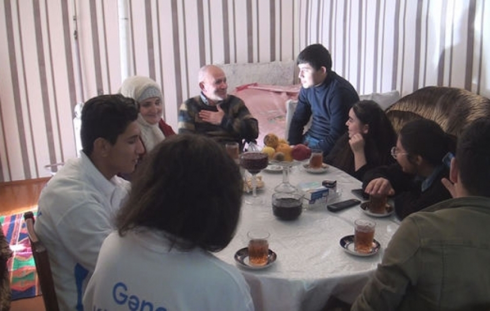 Yevlax gəncləri “Könüllü qonaq” təşəbbüsünə qoşulublar VİDEO