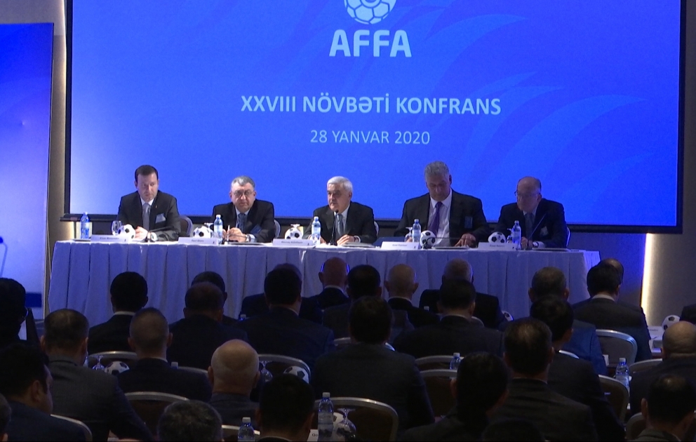 Ровнаг Абдуллаев переизбран президентом АФФА ВИДЕО