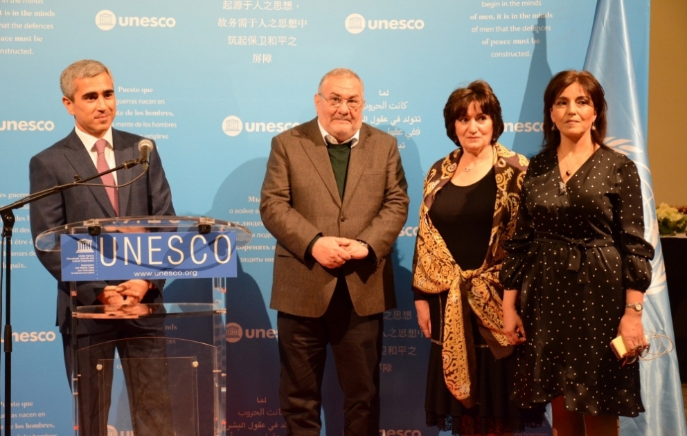 Exhibition of Azerbaijani carpets opens at UNESCO`s Headquarters VIDEO