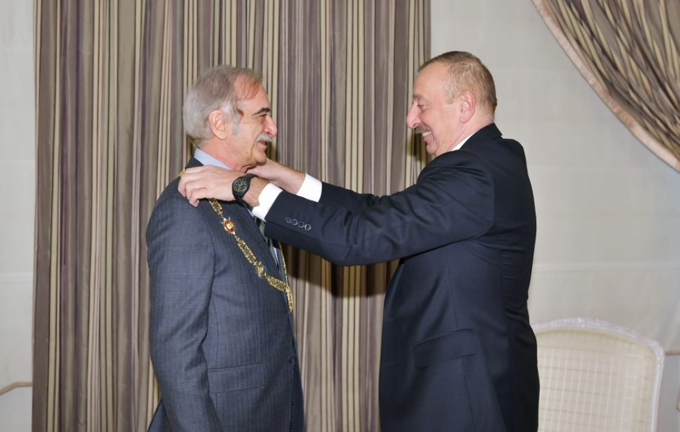 President Ilham Aliyev presented “Heydar Aliyev” Order to Polad Bulbuloglu VIDEO