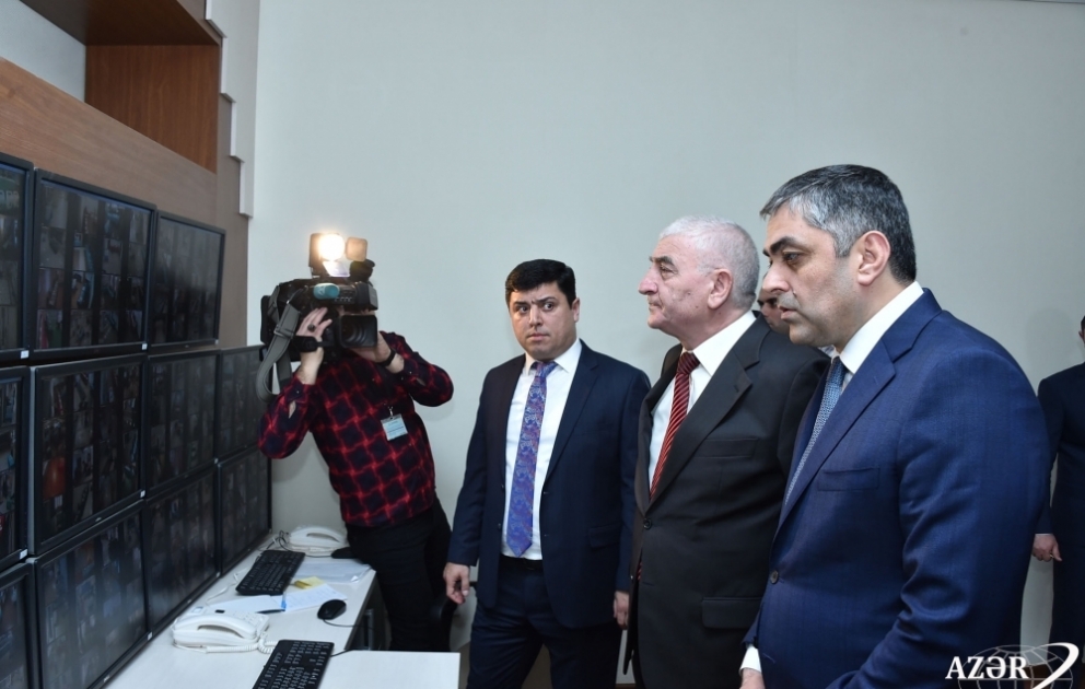 MSK-da veb-kameralara texniki nəzarət mərkəzinə baxış keçirilib VİDEO