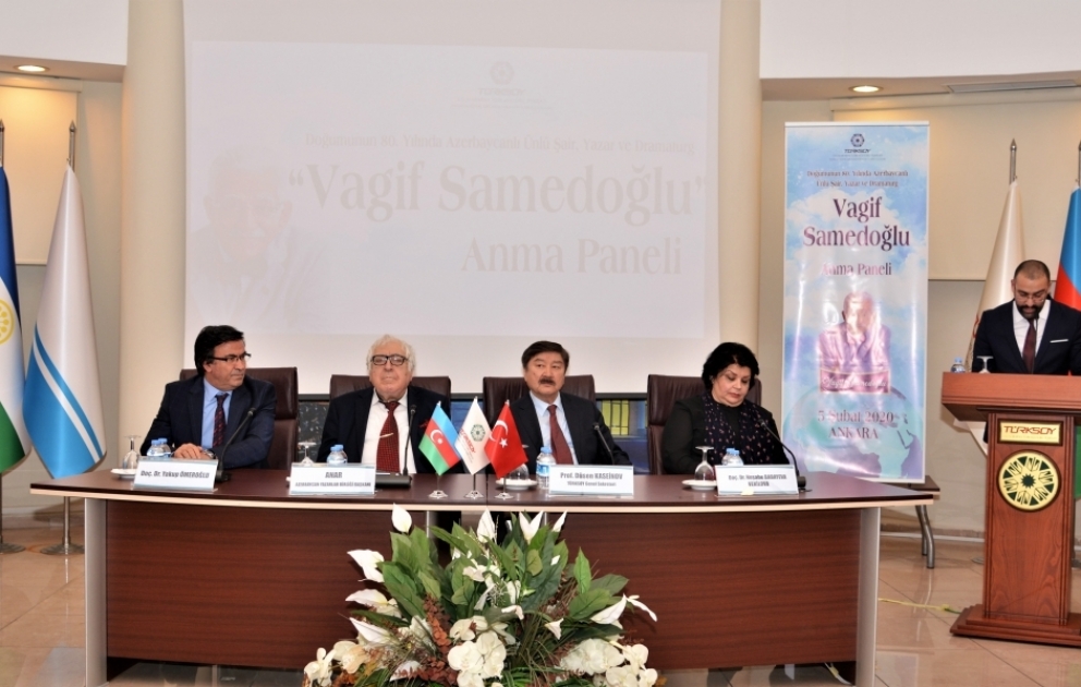 Xalq şairi Vaqif Səmədoğlunun yubileyi Ankarada qeyd edilib VİDEO