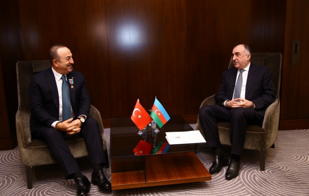 Azerbaijani, Turkish FMs meet in Baku VIDEO