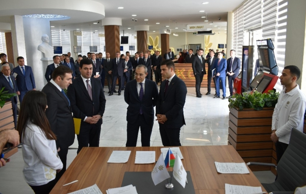 Azərbaycanda ilk Kiçik və Orta Biznes Evi Xaçmazda istifadəyə verilib VİDEO