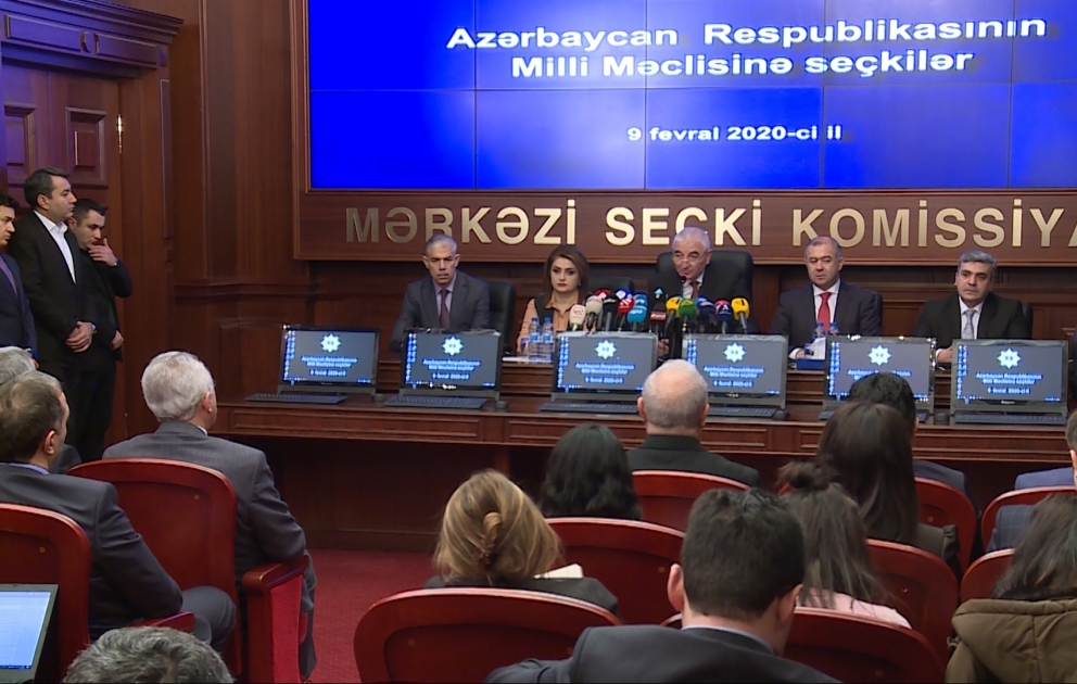 Mərkəzi Seçki Komissiyasında parlament seçkilərinin başlamasına dair mətbuat konfransı keçirilib VİDEO
