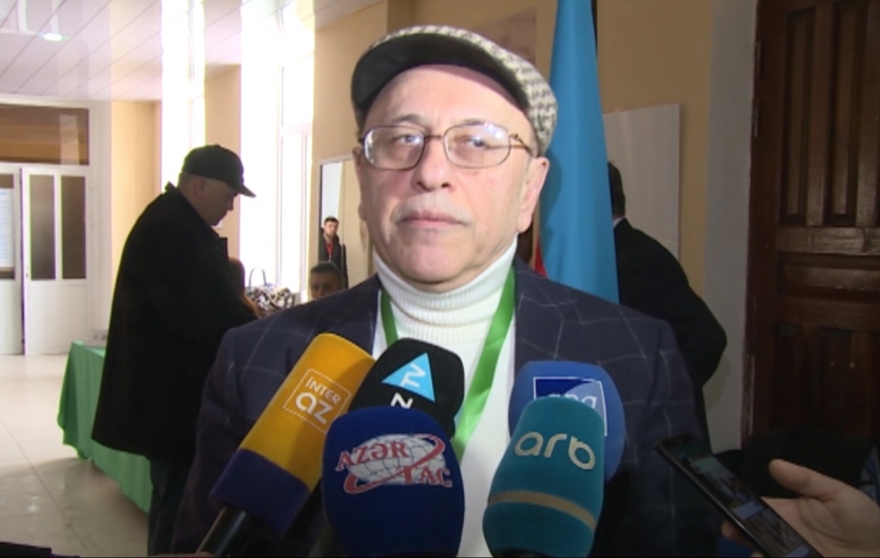 Rafael Nektal: Sevindirici haldır ki, soyuq hava şəraitinə baxmayaraq seçicilər məntəqələrə gəlib səs verirlər VİDEO